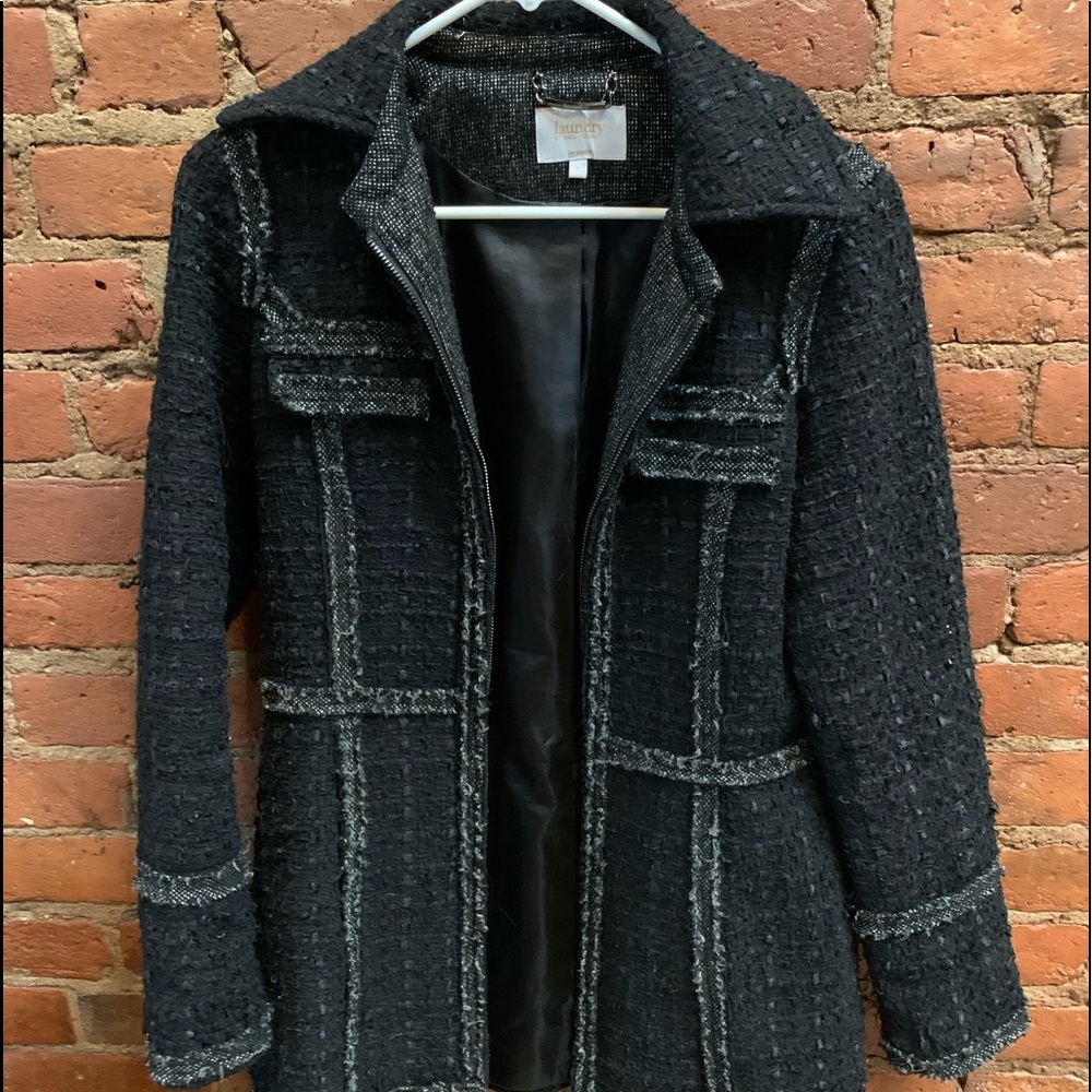 Black dress coat